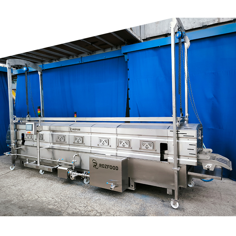 Fritteuse FRY-600 in der Produktionslinie
